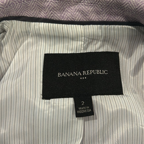 Banana Republic Chevron Academy Blazer Size 2-Regular - Picture 13 of 14